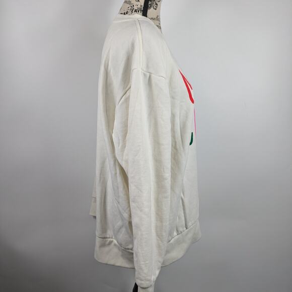 Womens Large Christmas Sweater Dec 25th Mama Claus Comfy Graphic Long Sleeve - Picture 4 of 7